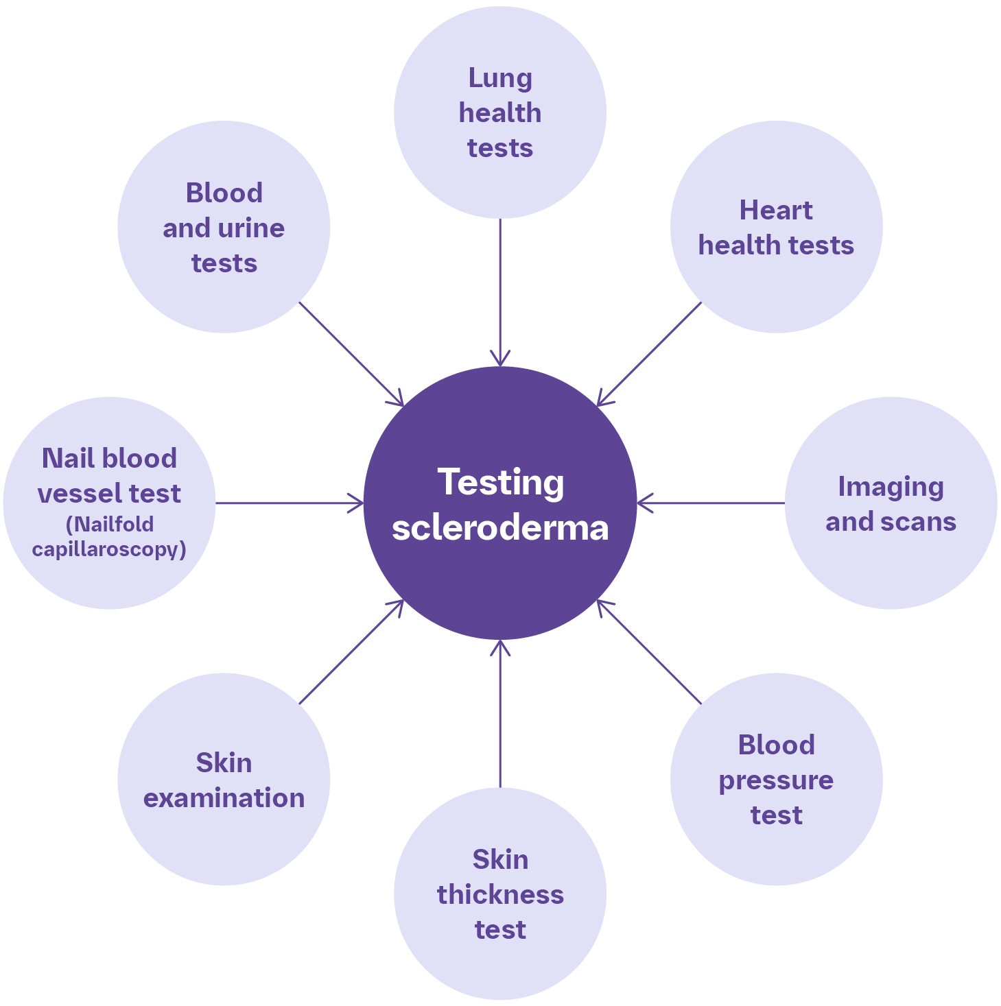 Testing Scleroderma Diagram